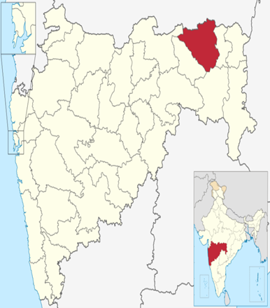 File:Nagpur in Maharashtra (India).svg