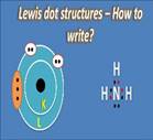 Lewis dot structure – How to write?
