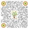 A qr code with a tree and text

Description automatically generated