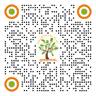 A qr code with a tree and text

Description automatically generated
