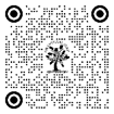 A black and white image of a tree and circles

Description automatically generated