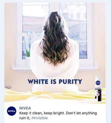A copy of the racist ad from Nivea