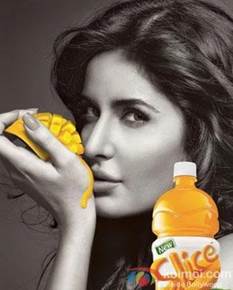 Shah Rukh Khan in Frooti Ad and Katrina Kaif in Slice Ad