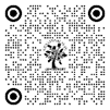 A black and white image of a tree with circles and a text

Description automatically generated