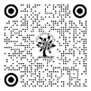 A black and white image of a tree with circles and a logo

Description automatically generated