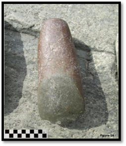 A close-up of a stone

Description automatically generated