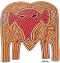 BHIL PAINTING ( ELEPHANT ) by artist Bhuri Bai – Image, Painting | Mojarto