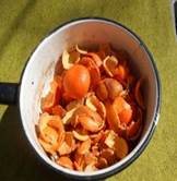 This contains an image of: Dyeing With Orange Peels